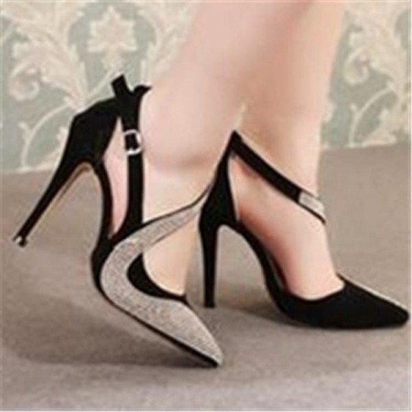 Size:4.5-8.5 Women Fashion Rhinestone Decoration High Heels