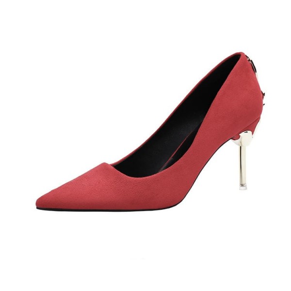 size:4.5-7.5 Women Sexy Metal Heel Pointed-toe High Heels Shoes