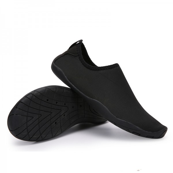 Unisex Basic Sports Solid Color Non-Slip Soft Bottom Swimming Diving Beach Quick-Drying Shoes