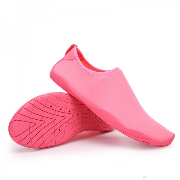 Unisex Basic Sports Solid Color Non-Slip Soft Bottom Swimming Diving Beach Quick-Drying Shoes