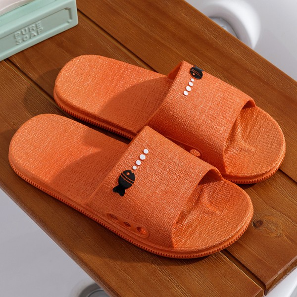 Unisex Simple Solid Color PVC Home Slippers